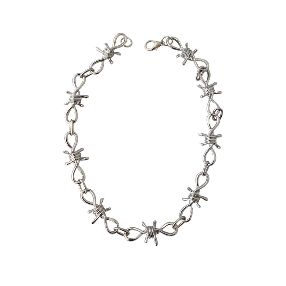 Banned - THORN Halskette - Silberfarben